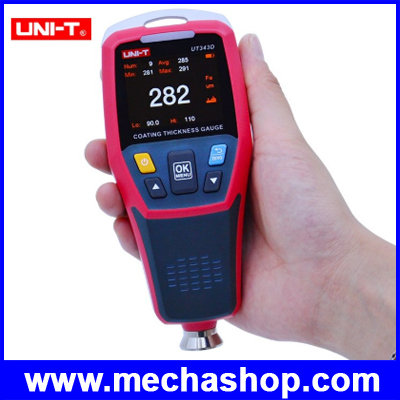 เครื่องวัดความหนาสี เครื่องวัดการเคลือบสี UNI-T UT343D Thickness Gauge,Digital Coating Gauge Meter Thickness