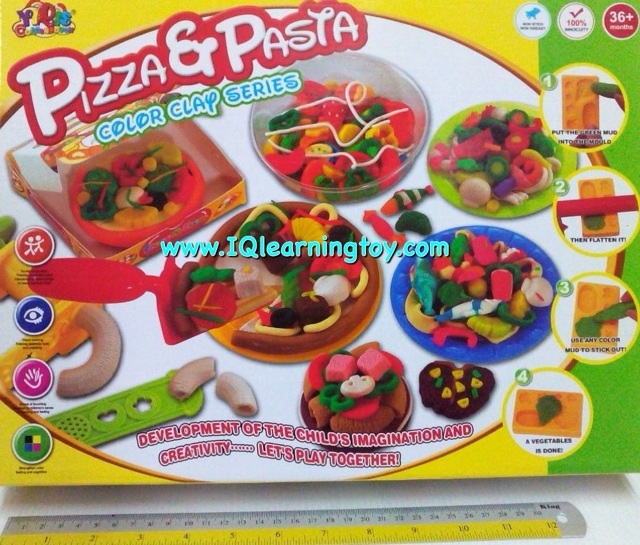 ชุดแป้งโดว์-Pizza&Pasta สำหรับเล่นฝึกทำพิซซ่ากับพาสต้า หลากหลายรูปแบบ ชุดใหญ่ จัดส่งฟรี