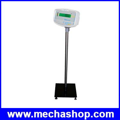 เครื่องชั่งดิจิตอลแบบตั้งพื้น Digital scale 1000kg/100g, 2000kg/200g, 3000kg/500g พื้นด้านบนปูเหล็กลาย 100*100cm รุ่น GK-FM1x1x ยี่ห้อ ADAM (อังกฤษ)