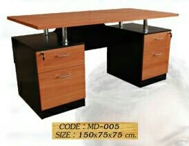 โต๊ะทำงาน 2 ลิ้นชักซ้ายขวา MD-005