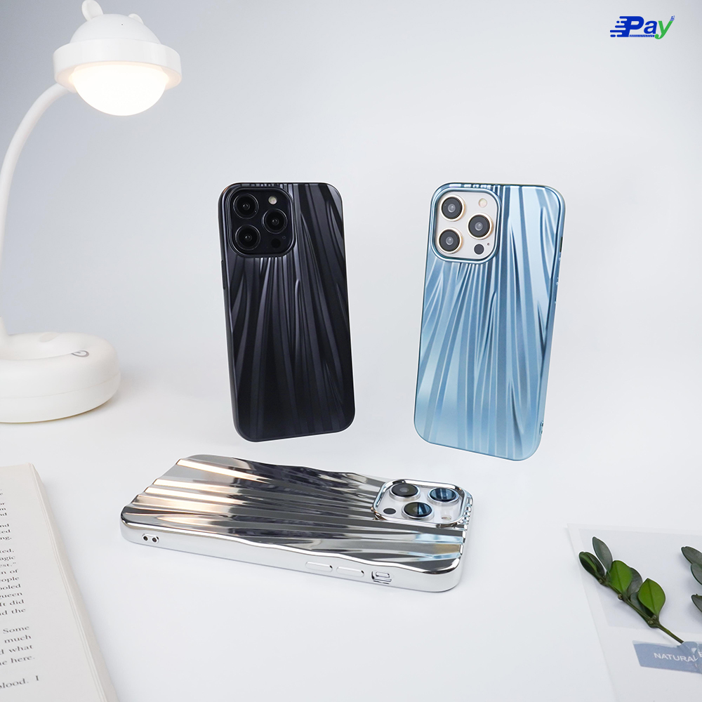 เคสโทรศัพท์ iPhone แบบอ่อน สีเมทัลลิค สำหรับ 14ProMax/14Pro/14Plus/14/13ProMax/13Pro/13/12ProMax/12Pro/12/11ProMax