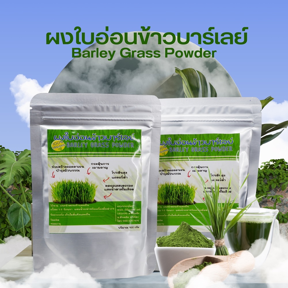 ผงใบอ่อนข้าวบาร์เลย์