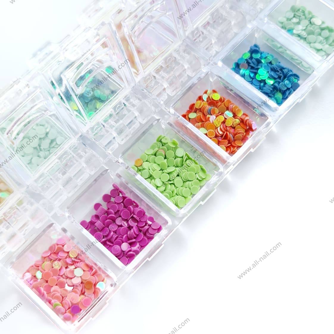 กลิตเตอร์ เกร็ดนางเงือก สำหรับตกแต่งเล็บ สีแจ่มๆ