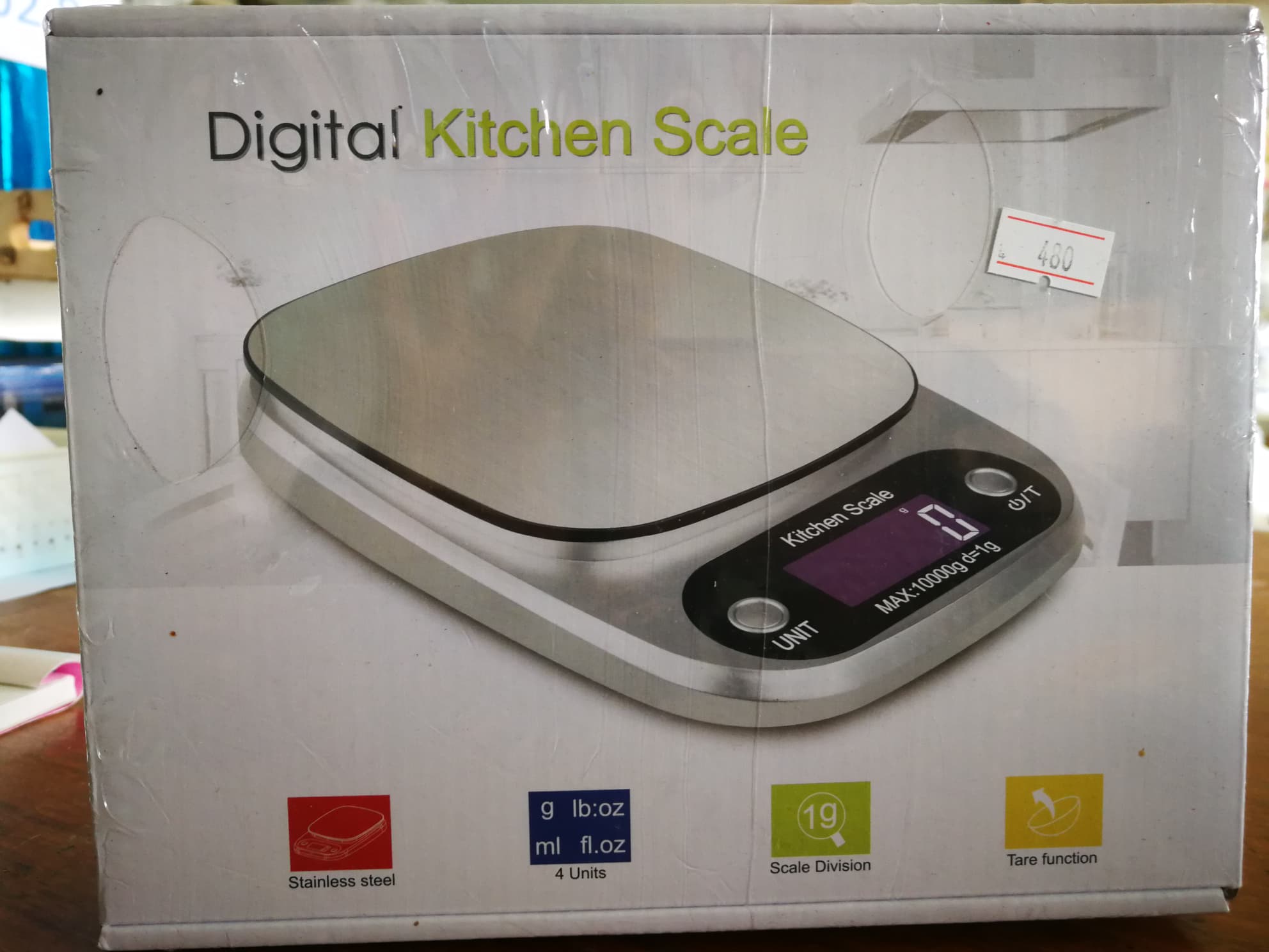 เครื่องชั่งดิจิตอล รุ่นถาดสแตนเลส สุงสุด 3000กรัม ต่ำสุด 1กรัม