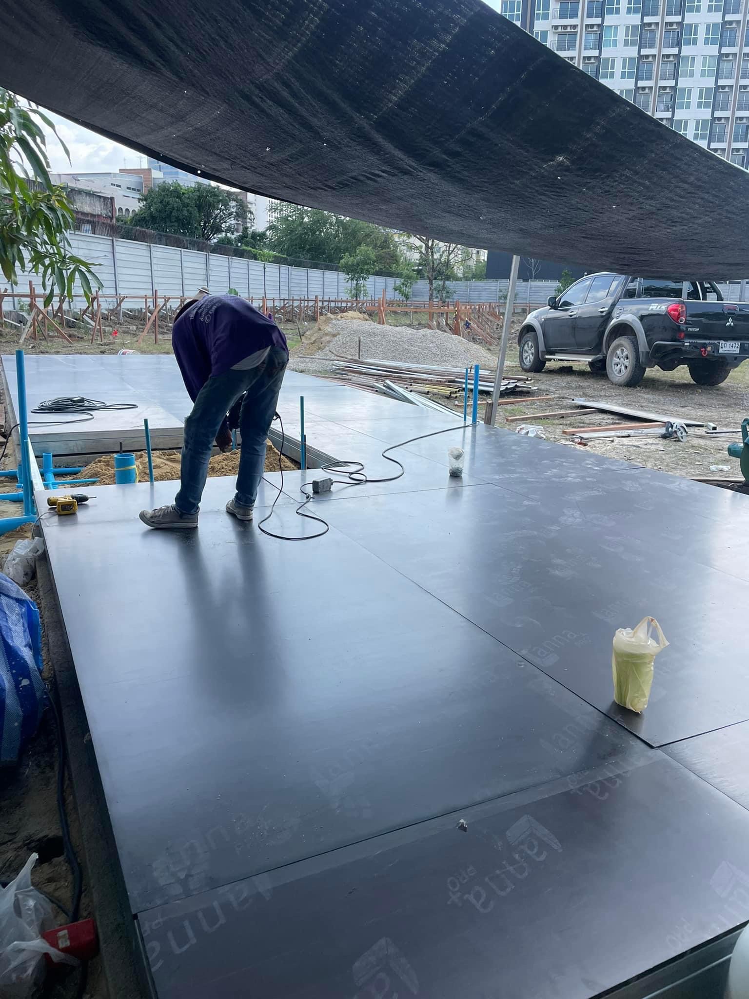 ออฟฟิศสำเร็จรูป ไซต์ออฟฟิศ ขนาด 3.60x12.36 เมตร บางพลัด