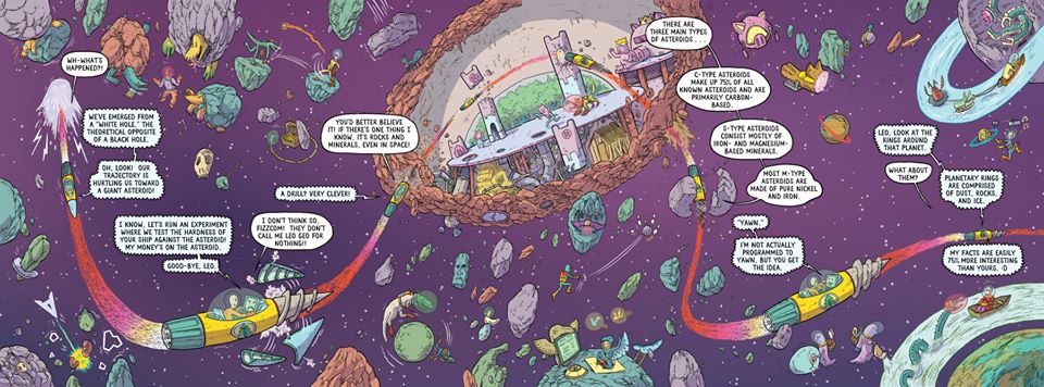 Leo Geo and the Cosmic Crisis by Jon Chad วิทย์แนวComics