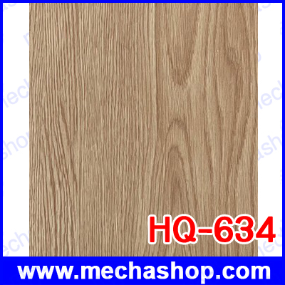 กระเบื้องไม้เทียม SPC พื้นไม้ SPC พื้นไม้เทียมตกแต่ง กระเบื้องยางลายไม้ Size: 183x1220mm หนา 4mm+1mm (IXPE) HQ-634 (ราคา 1 กล่อง=10 แผ่น 2.23 ตร.ม)
