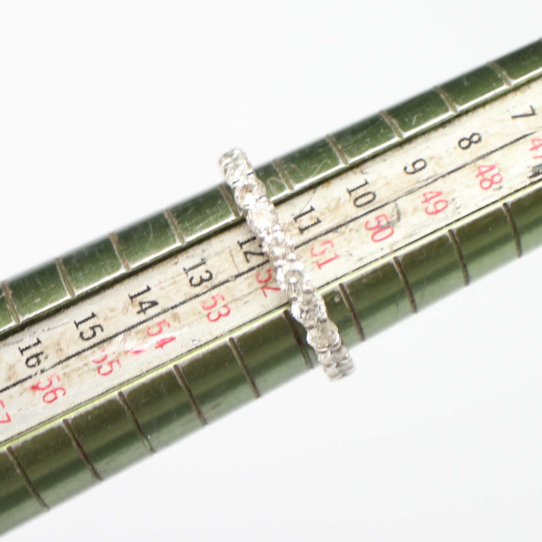 RG250727 แหวนเพชรรอบนิ้ว เพชรแท้ 24 เม็ด 1 กะรัต ทองแท้ 14k นน.รวม 1.52 กรัม ขนาดแหวน 52