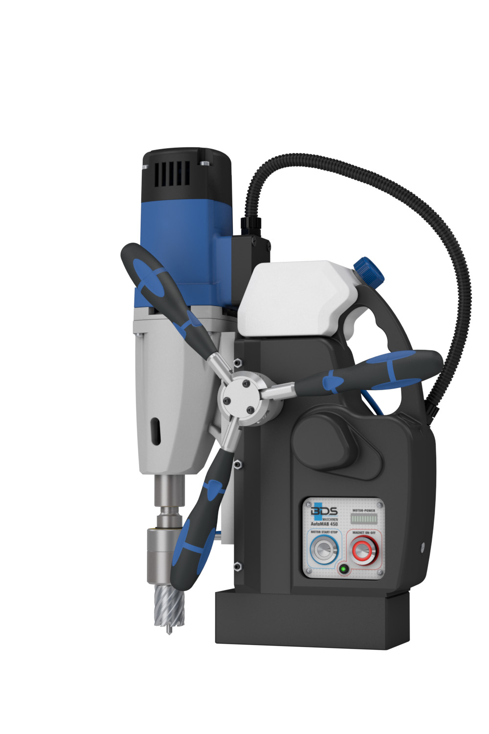 BDS AutoMAB 450 ProfiSpezial สว่านแท่นแม่เหล็กไฟฟ้า เจาะอัตโนมัติ 45 มม. 1150W (เครื่อง)