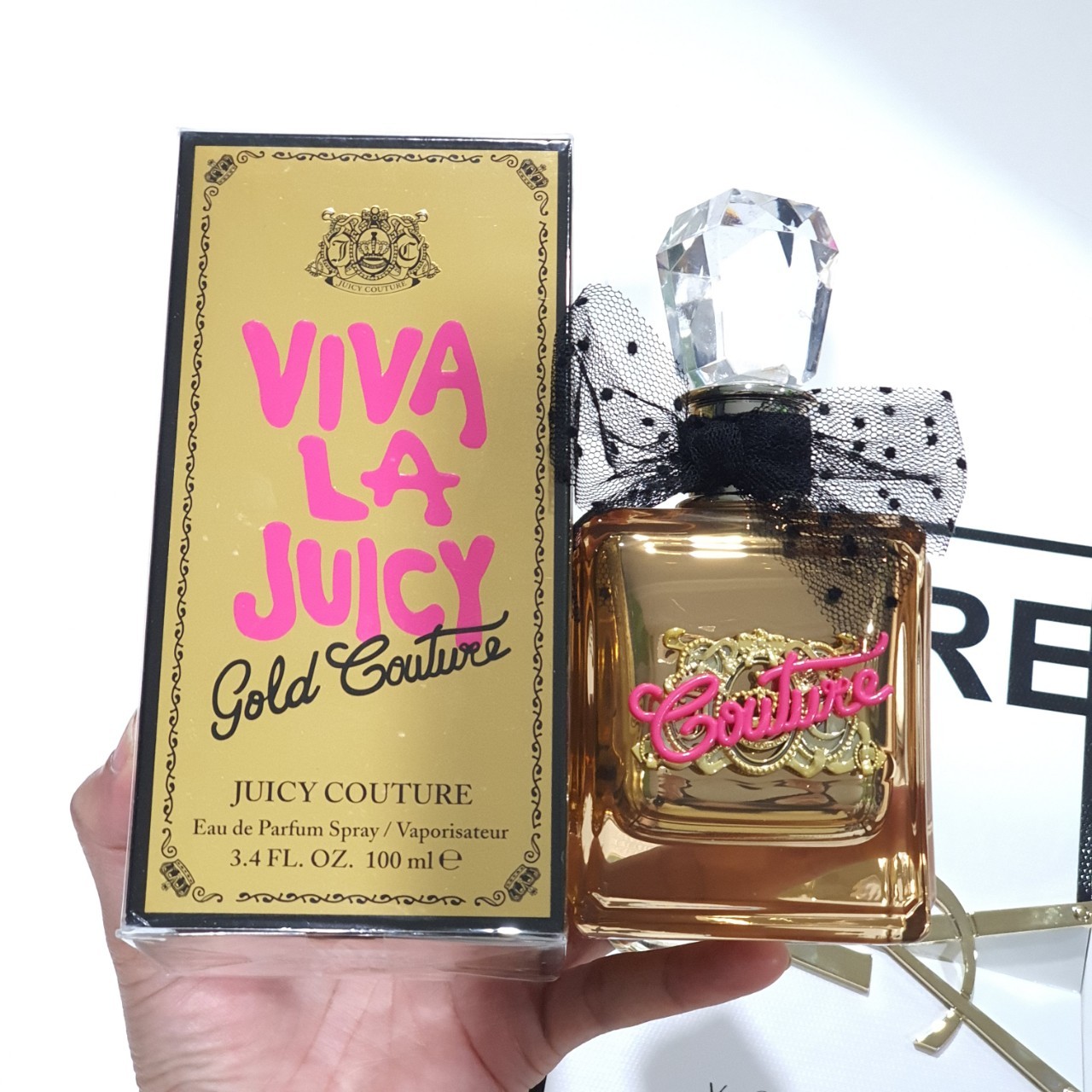 น้ำหอมแท้ Juicy Couture Viva Juicy Gold Couture EDP 100ML. กล่องซีลของแท้