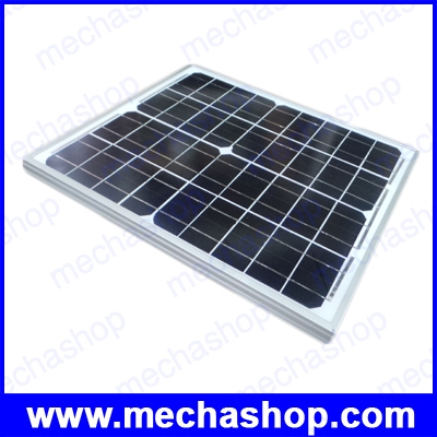 แผงโซล่าเซลล์ พลังงานแสงอาทิตย์ Mono-Crystalline Silicon Solar Cell Module 20W (มาตรฐานยุโรป IEC TUV)