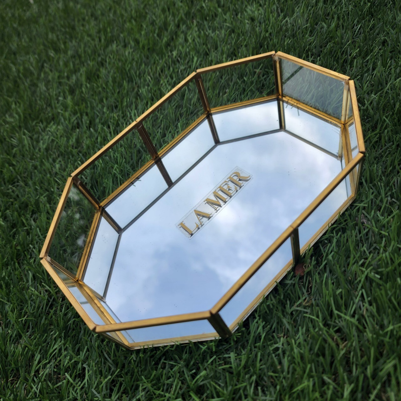 ถาดใส่เครื่องสำอางค์ La mer ถาดใส่เครื่องสำอาง วางของ La mer ของแท้กล่องป้ายไทย