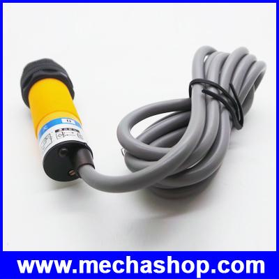 โฟโต้อิเล็กทริคเซนเซอร์ โฟโต้สวิตซ์เซนเซอร์ Photoelectric switch sensor 7-30cm E18-BO3N1 NPN NO แรงดัน 6-36Vdc 300mA