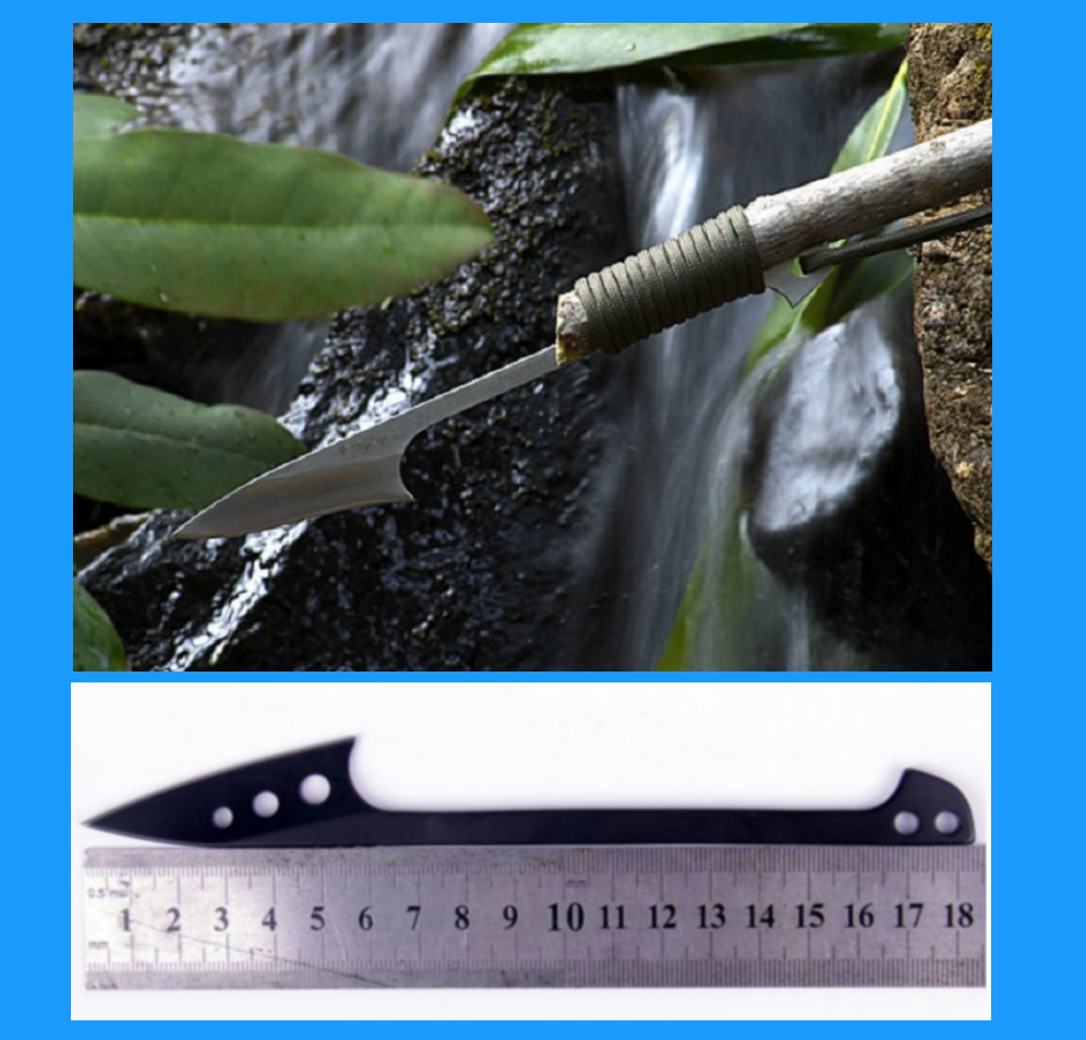 ฉมวก มีดเฉือนมีดแล่ปลา พร้อมปลอกฝัก จากค่าย EDC GEAR