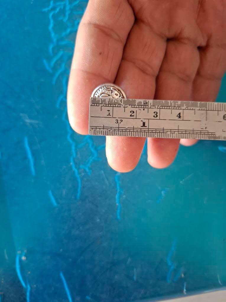 เครื่องประดับเงินแท้ กระดุมช้างเงินเเท้ (จำนวน 1 หมายถึง 1 เม็ด)