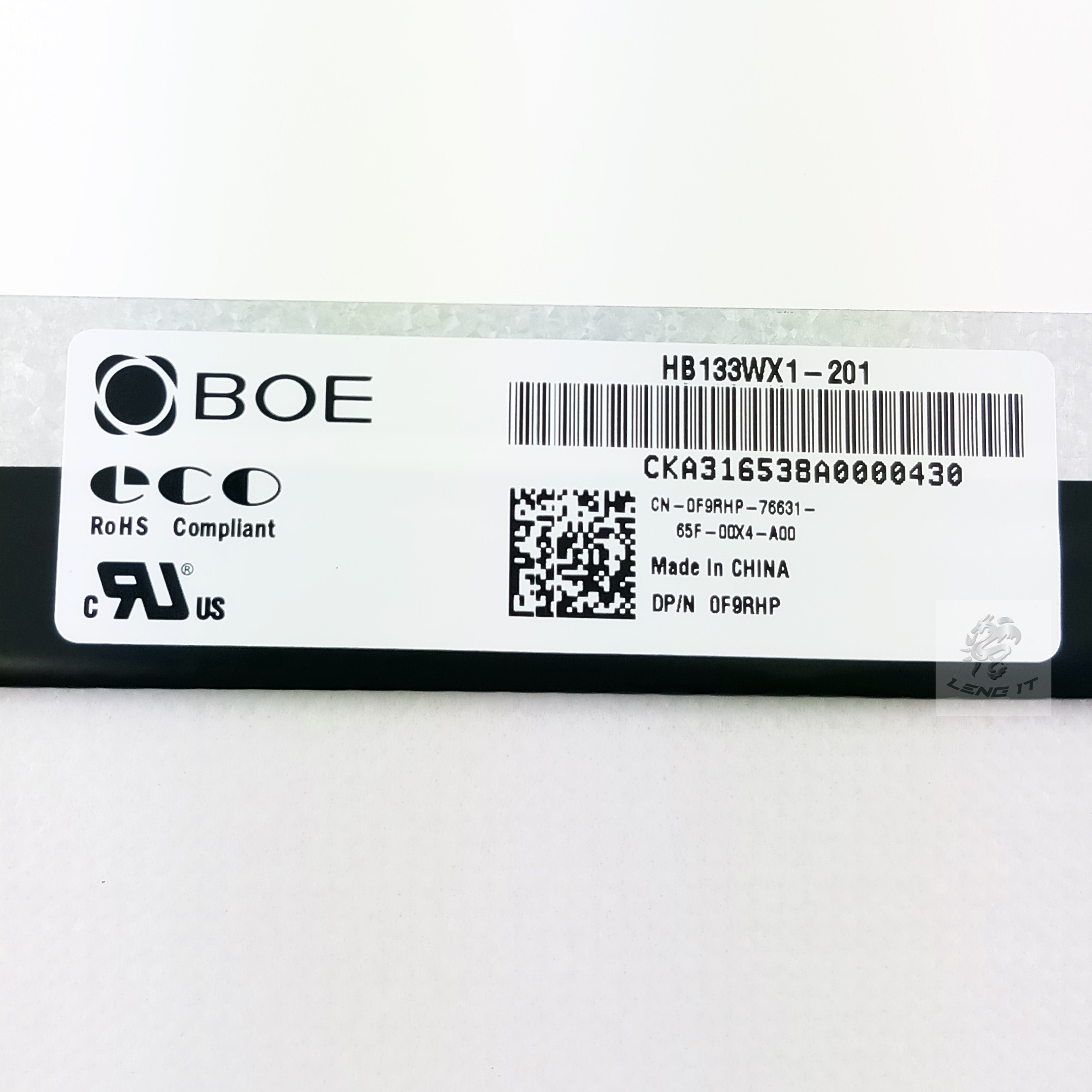 LED Panel จอโน๊ตบุ๊ค ขนาด 13.3 นิ้ว SLIM 30 PIN ไม่มีหู