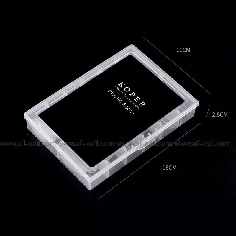 เล็บแพทเทิร์น Dual Form ฟอร์มต่อเล็บPoly Gel 12ไซส์ รวม120ชิ้น