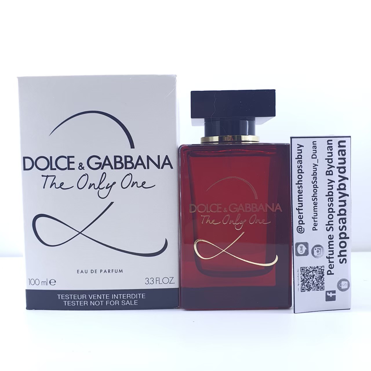 น้ำหอมแท้ D&G Dolce & Gabbana The Only One 2 Eau de Parfum 100ml กล่องเทสเตอร์