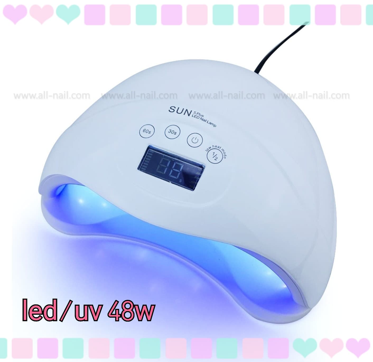 เครื่องอบเล็บเจล UV/LED 48w