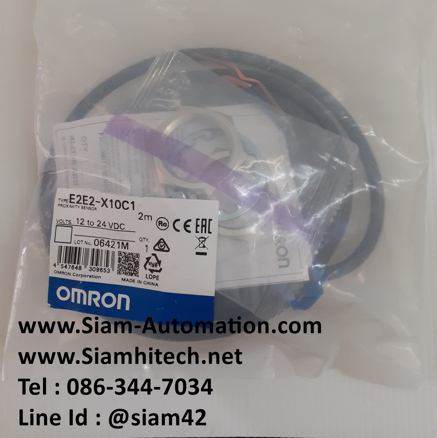 Proximity Sensor Omron รุ่น E2E2-X10C1