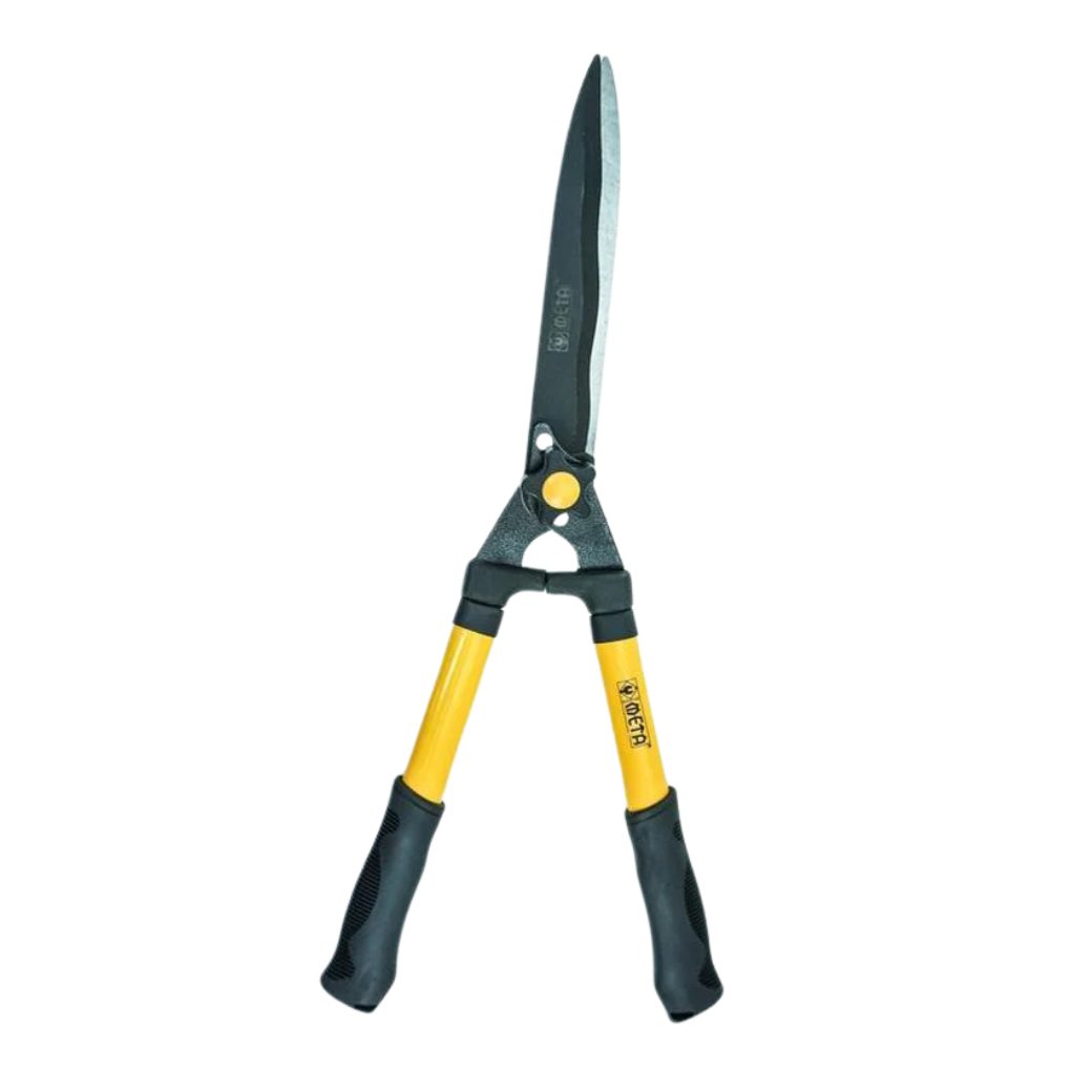 META JH-617-xx กรรไกรตัดหญ้าด้ามโลหะ ใบมีดตรง-หยัก เมต้า