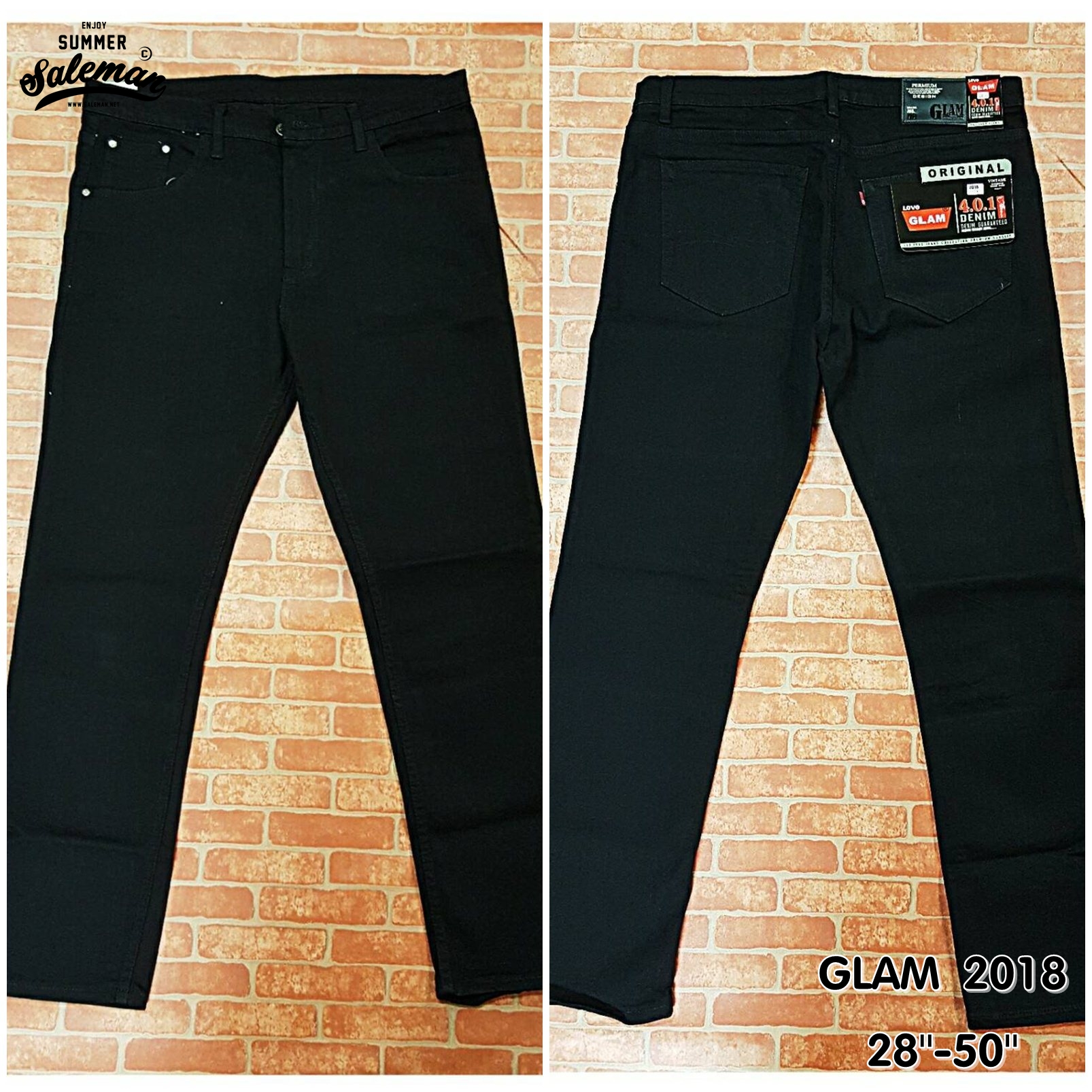 GLAM 2018 กางเกงยีนส์ขายาว ขายกางเกง กางเกงคนอ้วน เสื้อผ้าคนอ้วน กางเกงขายาว กางเกงเอวใหญ่
