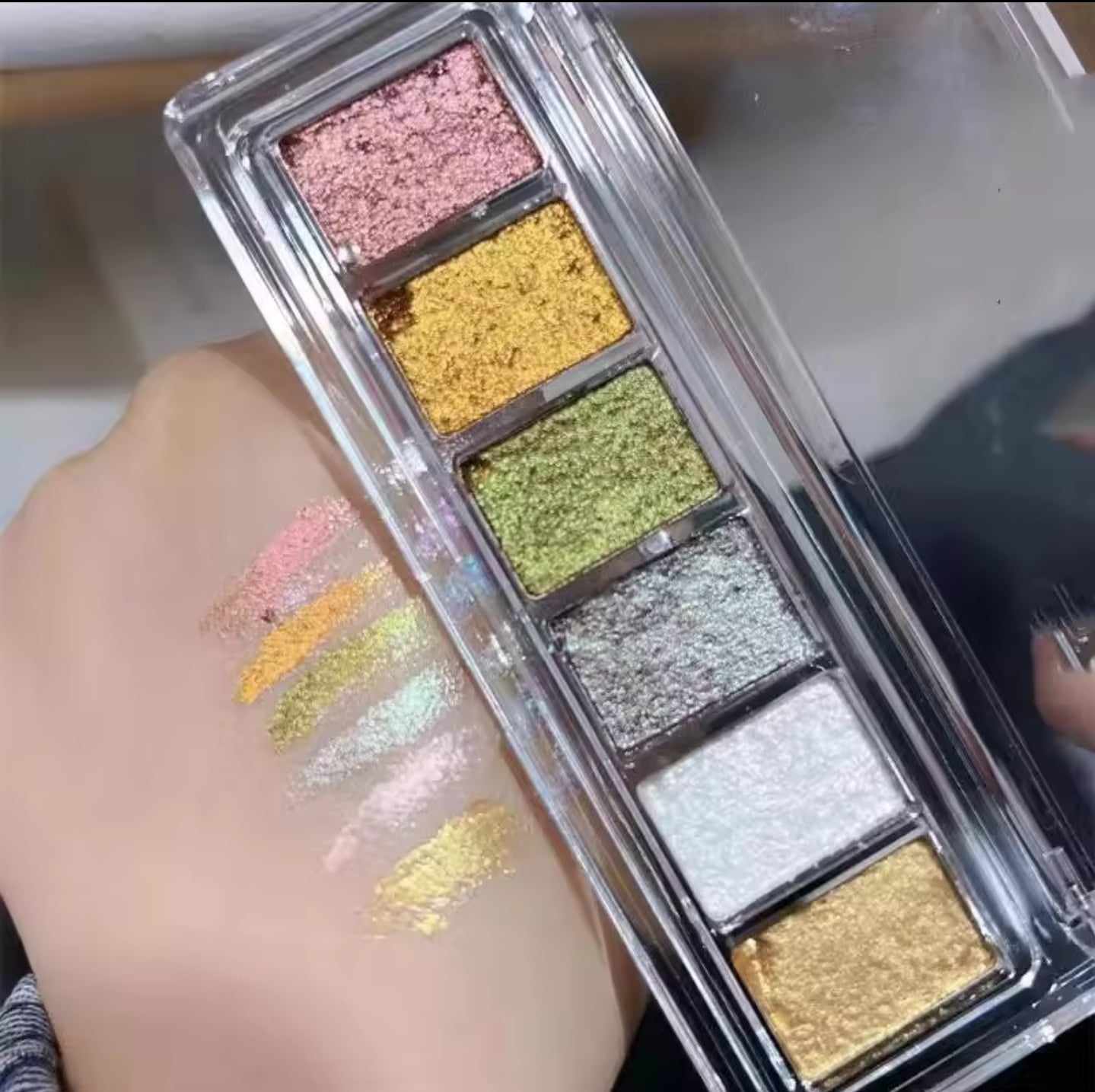 สีโพลาไรซ์ สีMermaid เนื้อครีมเมอเมด ตกแต่งเล็บ 6สี/เซต