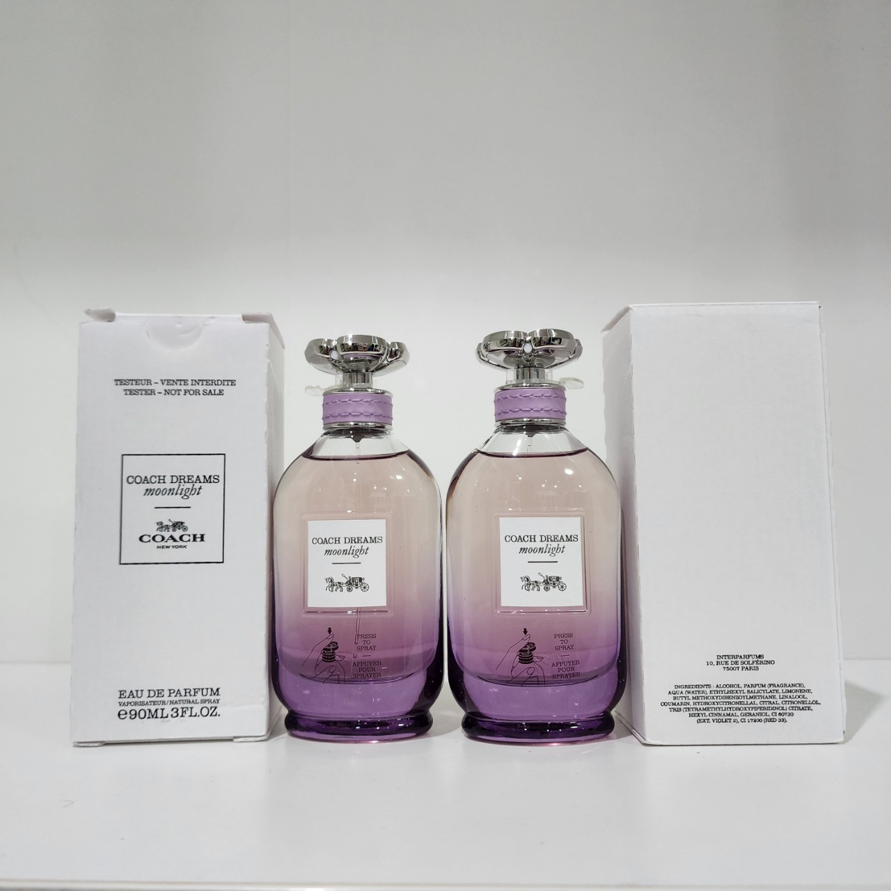 น้ำหอมแท้ Coach Dreams Moonlight EDP 90ml กล่องเทสเตอร์