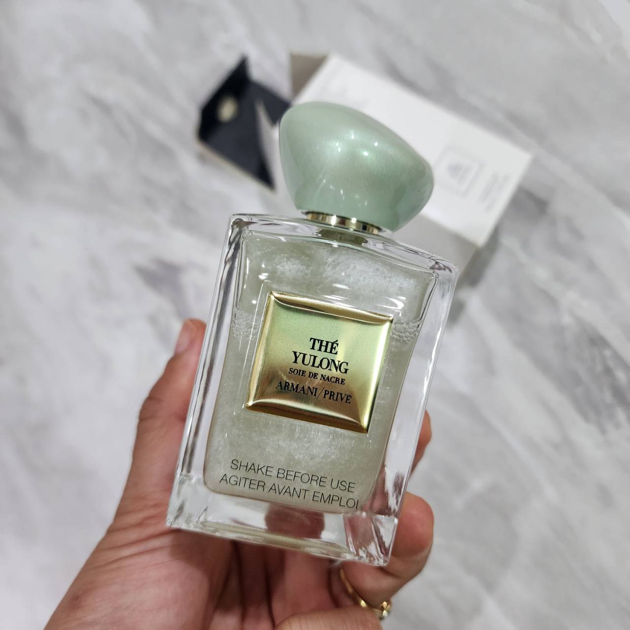 น่้ำหอมแท้ Giorgio Armani Prive The Yulong Soie De Nacre Edt 100ml กล่องเทสเตอร์ กล่องมีจุดเหลือไม่มีผลกับน้ำหอม