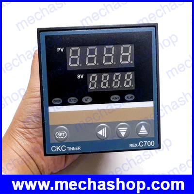 เครื่องควบคุมอุณหภูมิ PID Temperature Controller REX-C700FK02-M*AN DA AC 220V K type Input Relay Output 72*72mm