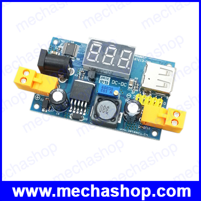 ดีซี คอนเวอร์เตอร์ ตัวแปลงไฟDCเป็นDC Converter Step Down Input 4.5-40V to 1.25-37V Output Voltage USB port (สำหรับอุปกรณ์ 3Aทุกชนิด)