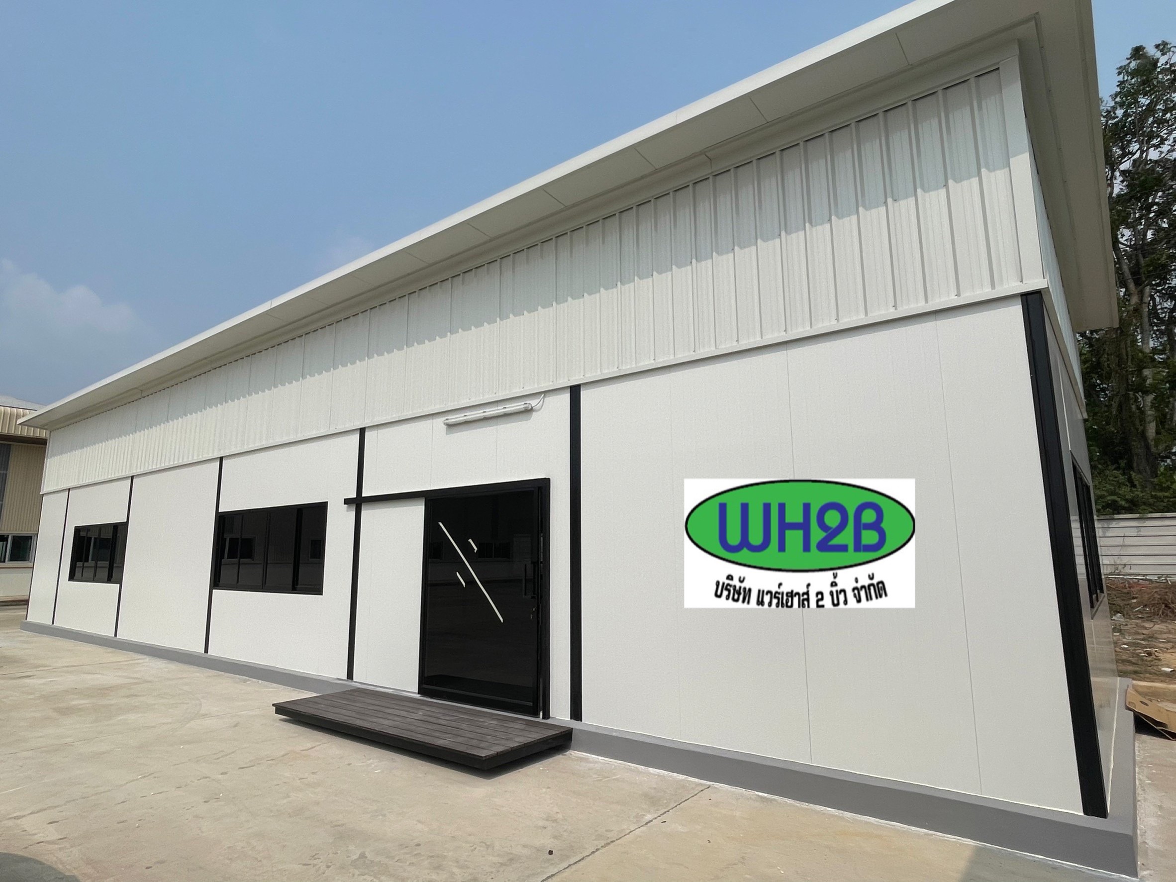 ออฟฟิศสำเร็จรูป บริษัทเหลียงซิ ขนาด5.00x20.00x4.50 เมตร