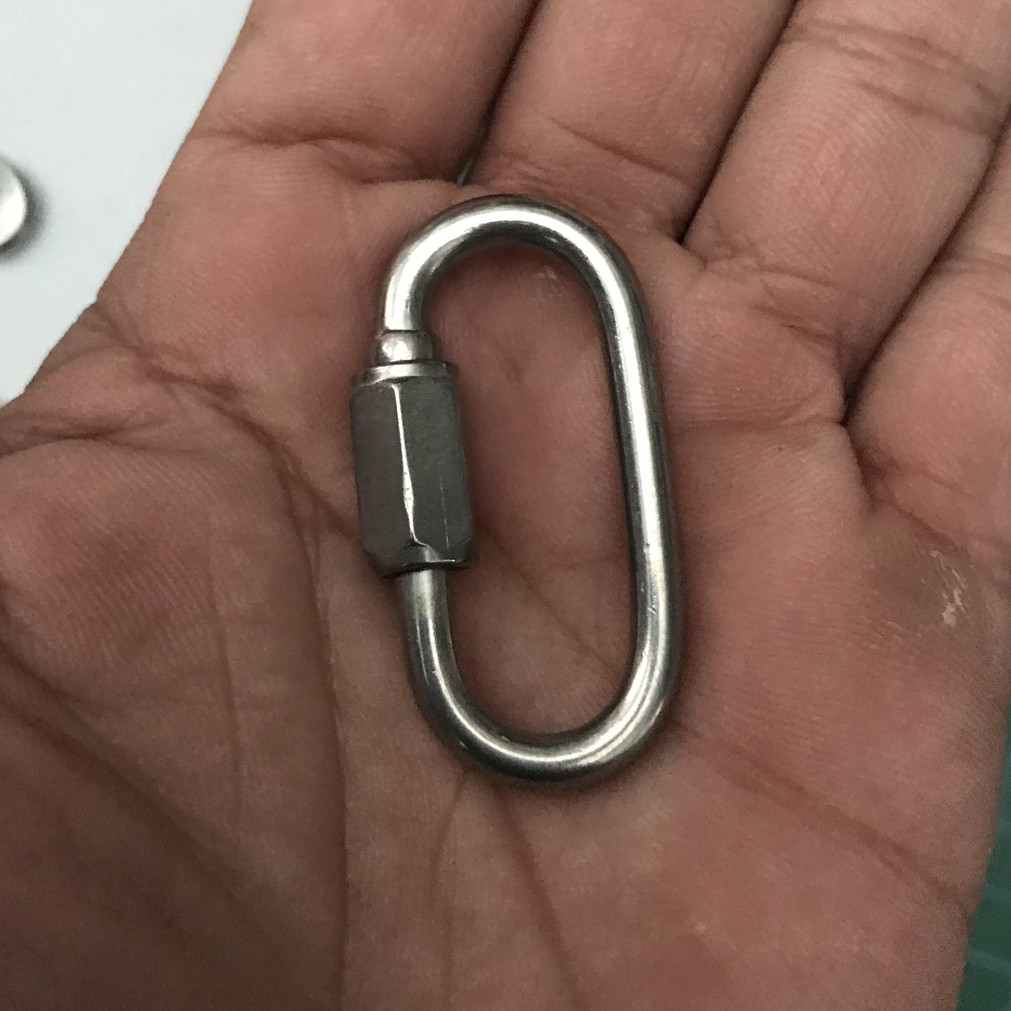 quick link ข้อต่อโซ่ สแตนเลส size M4