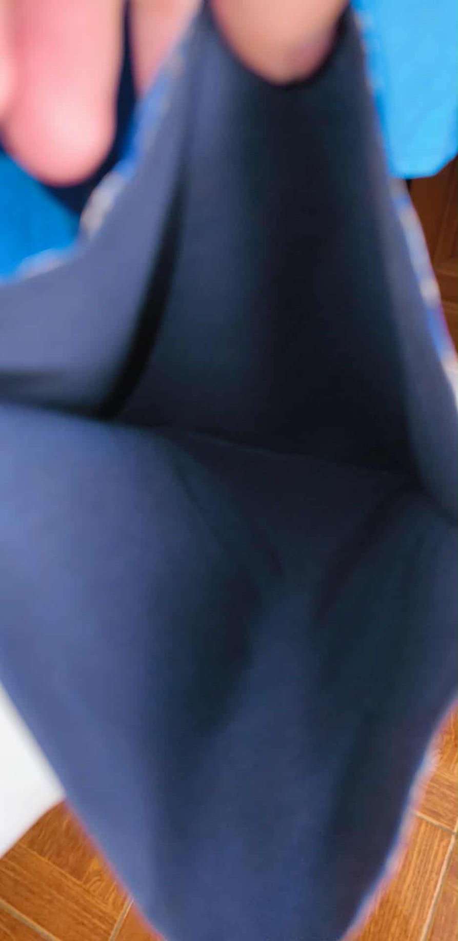 ย่ามผ้าไหม+ฝ้าย ขนาด 20x30ซม ลายดอกไม้ พื้นสีน้ำเงิน รหัส GLC-CT-102727