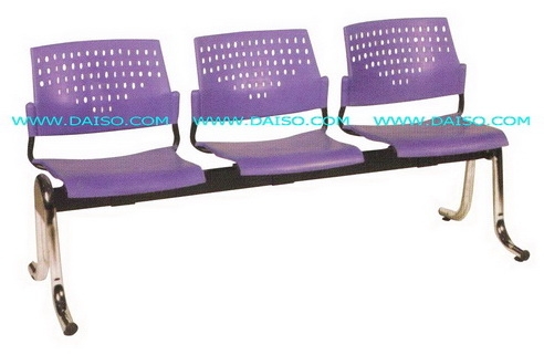 เก้าอี้แถวพลาสติก3ที่นั่ง_เก้าอี้พักคอย_เก้าอี้นั่งรอ 3 ที่นั่ง รุ่น CR-42