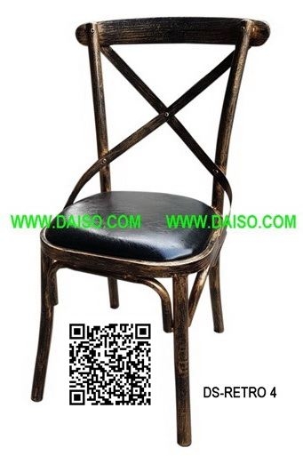 ขายเก้าอี้เหล็กสไตล์เรโทร เก้าอี้อาหารเหล็กแนววินเทจ _DS_RETRO-4