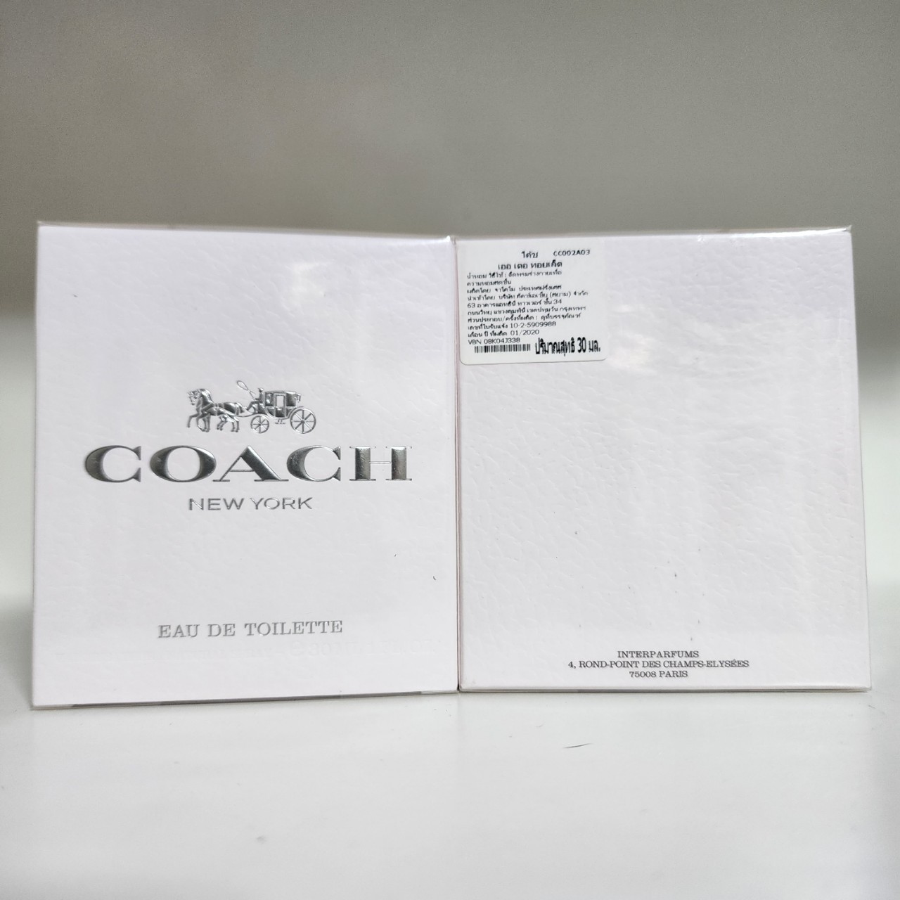 น้ำหอมแท้ Coach edt Coach New York Eau De Toilette 30ml กล่องซีลป้ายไทย