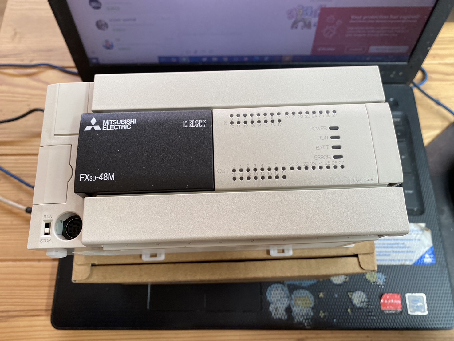 PLC MITSUBISHI รุ่น FX3U-48MR/ES สำเนา