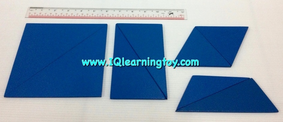 Montessori-Constructive Triangle ชุดรูปสามเหลี่ยมสร้างสรรค์ 5 ชุด (ชุดที่ 1-5) สอนพื้นฐานหลักคณิตศาสตร์และความคิดสร้างสรรค์ ส่งฟรี