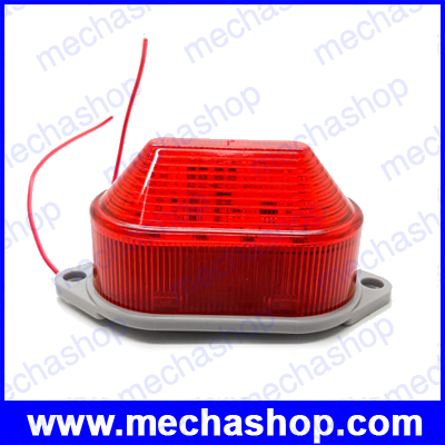 ไฟสัญญาณเตือน ไฟแสดงสถานะ กระพริบได้ สีแดง 220V Strobe Signal Warning light TB35 N-3071 Indicator light LED Flashing IP44 (มีเสียง)