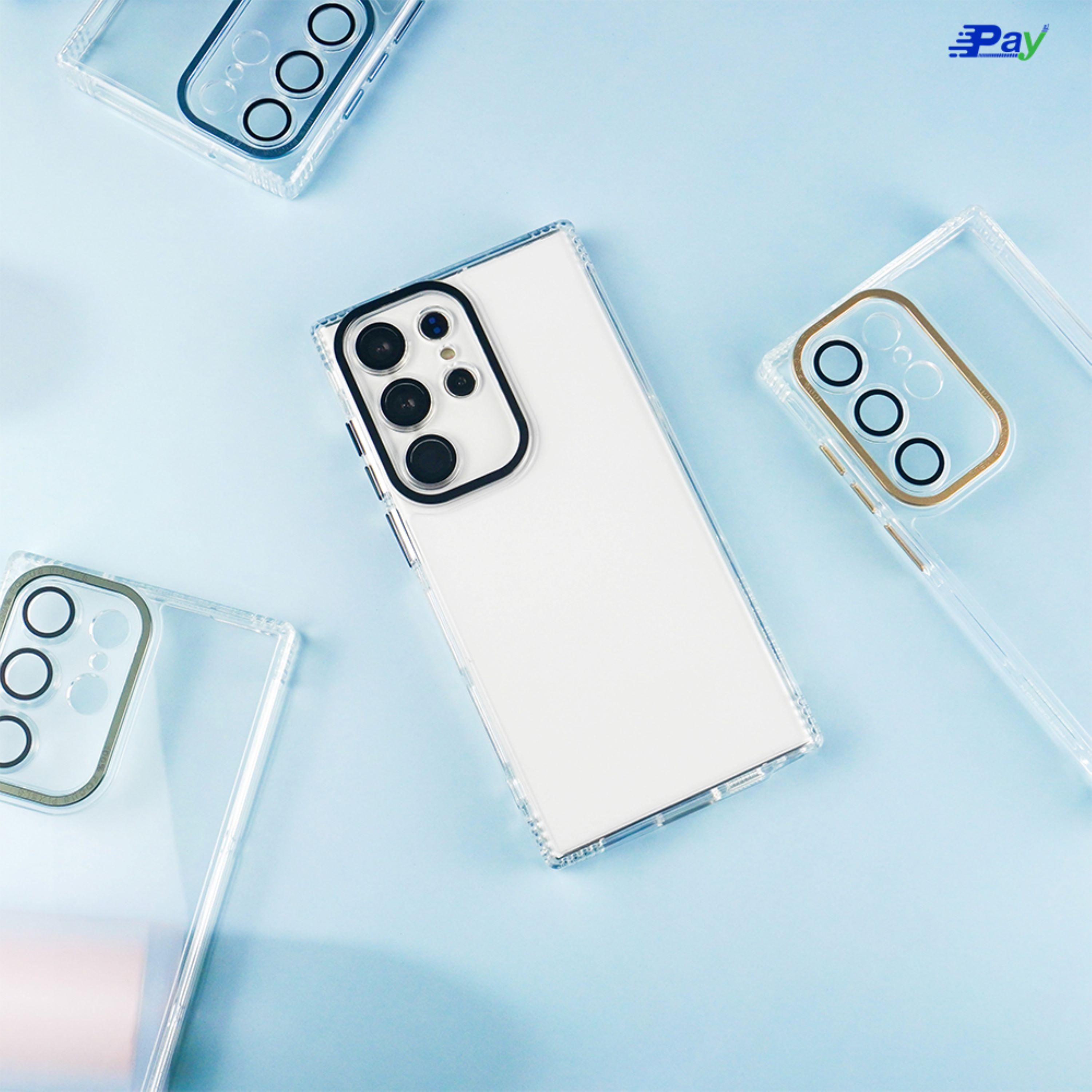 เคสโทรศัพท์ Samsung KTS DESIGN เคสใส กันกระแทก ครอบเลนส์กล้อง สำหรับ SS S23 Ultra/S22 Ultra
