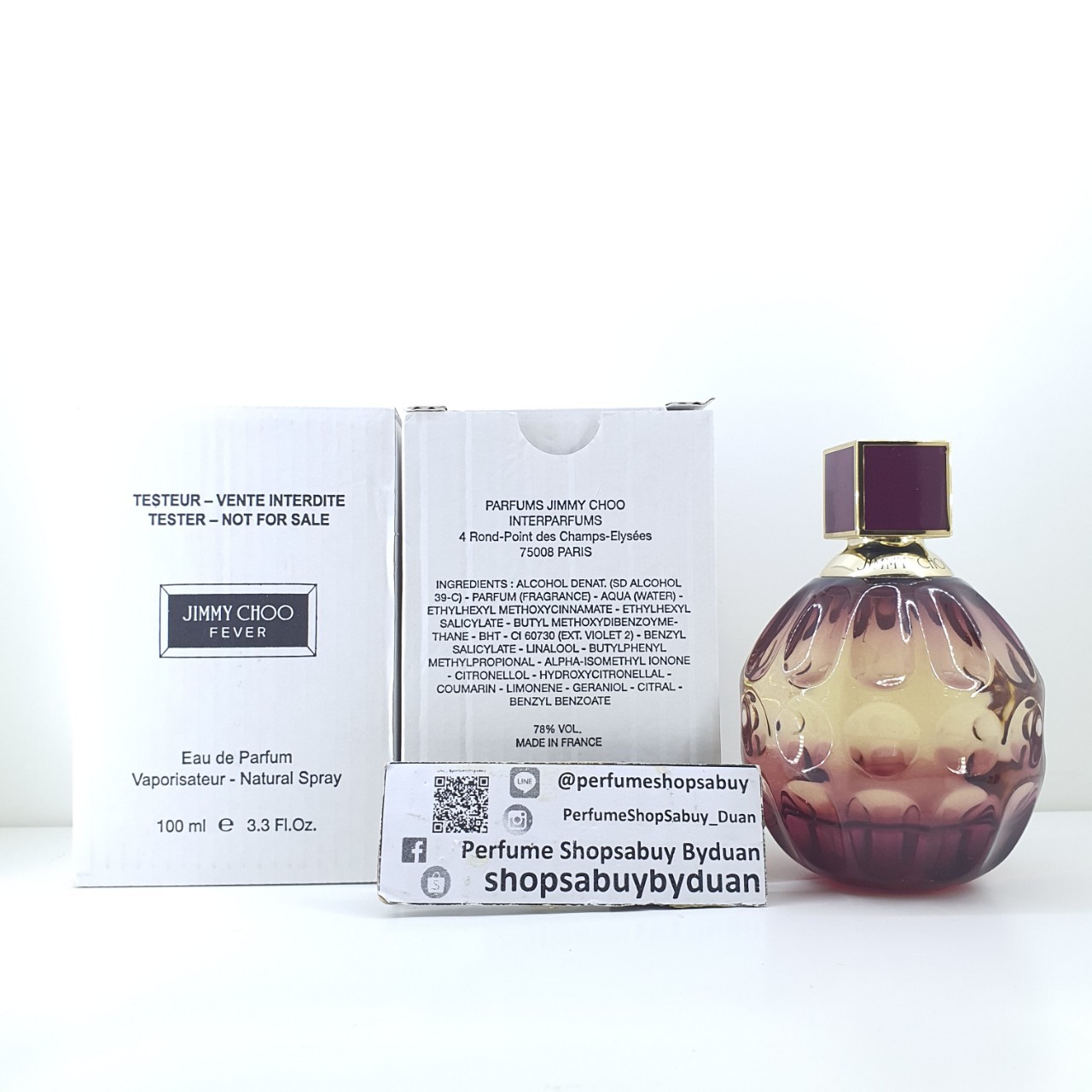 น้ำหอมแท้แบ่งขาย Jimmy Choo Fever Eau de Parfum for women 💕Travel Size #แบบทดลอง