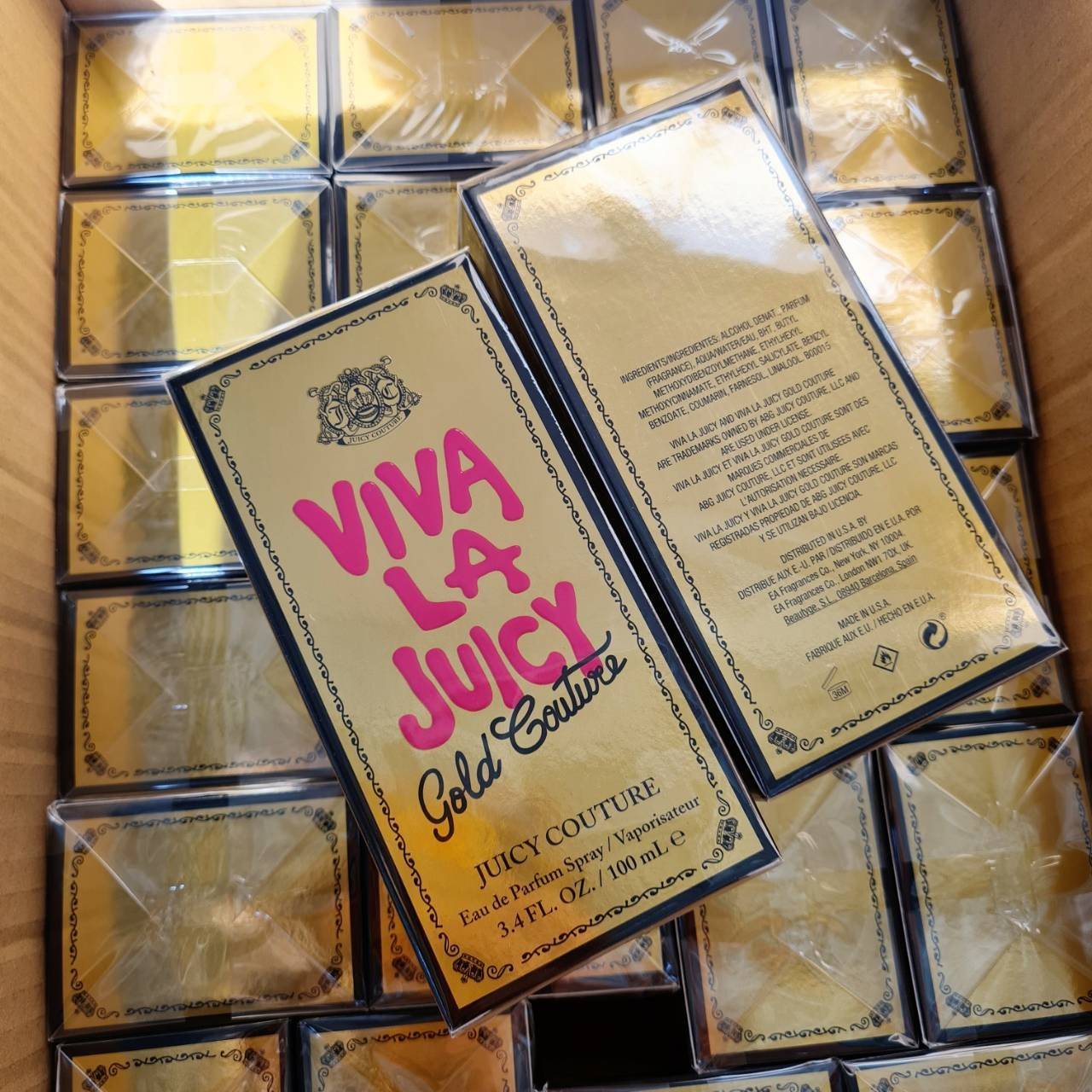 น้ำหอมแท้ Juicy Couture Viva Juicy Gold Couture EDP 100ML. กล่องซีลของแท้