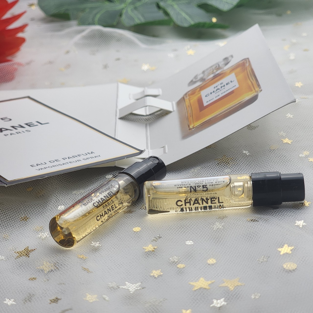 น้ำหอมไวออลหลอดทดลอง Chanel No 5 for Women EDP vial ขนาด 1.5ml Spray Sample Vial ขนาดทดลองแบบ VIAL