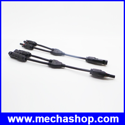 ขั้วต่อแผงโซล่าเซลล์ พลังงานแสงอาทิตย์ โซล่า คอนเน็คเตอร์ DIY PPO IP67 UL/TUV MC4 Y Solar Connector Y branch Connector Reliable For PV Modules Connect (ราคาพิเศษ จำนวน1คู่)