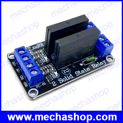 โซลิดสเตตรีเลย์ 2ช่อง 2A OMRON 2 Channel solid state relay G3MB-202P 5V to 240V 2A