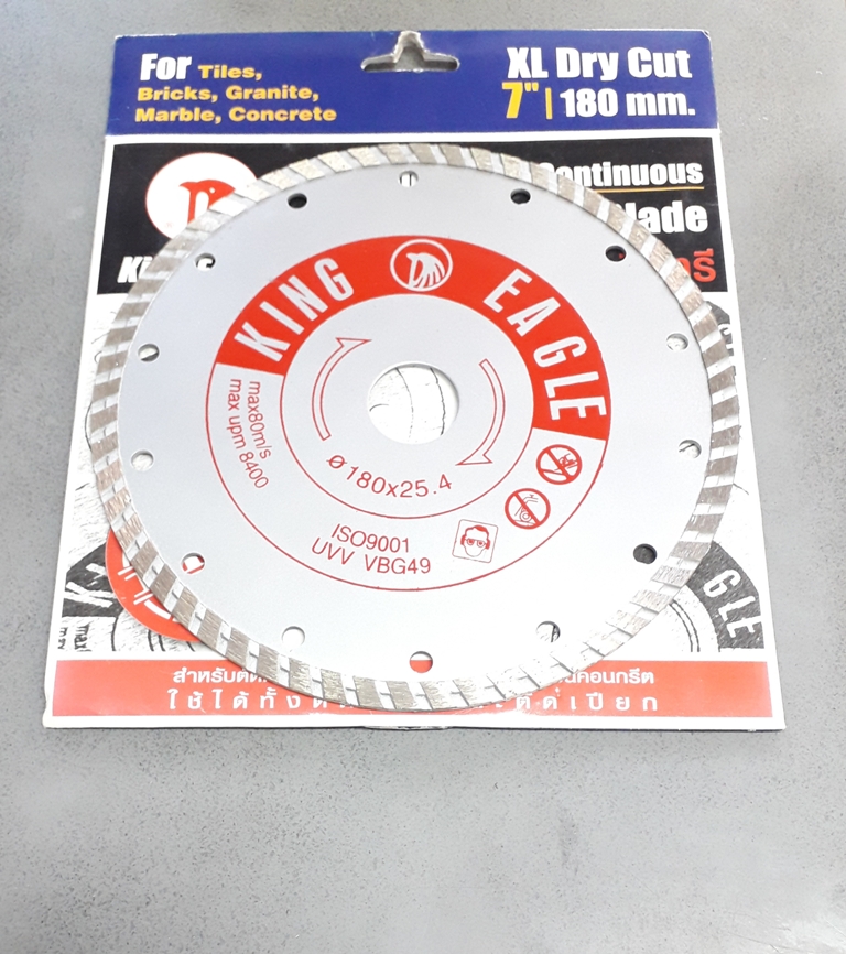 King Eagle Turbo แผ่นตัดใบเพชร 2 in 1 ตราหัวนก (ใบ)
