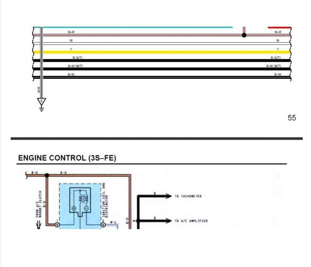 CD คู่มือซ่อม WIRING DIAGRAM TOYOTA CAMRY เครื่องยนต์ 3S-FE, 2VZ-FE