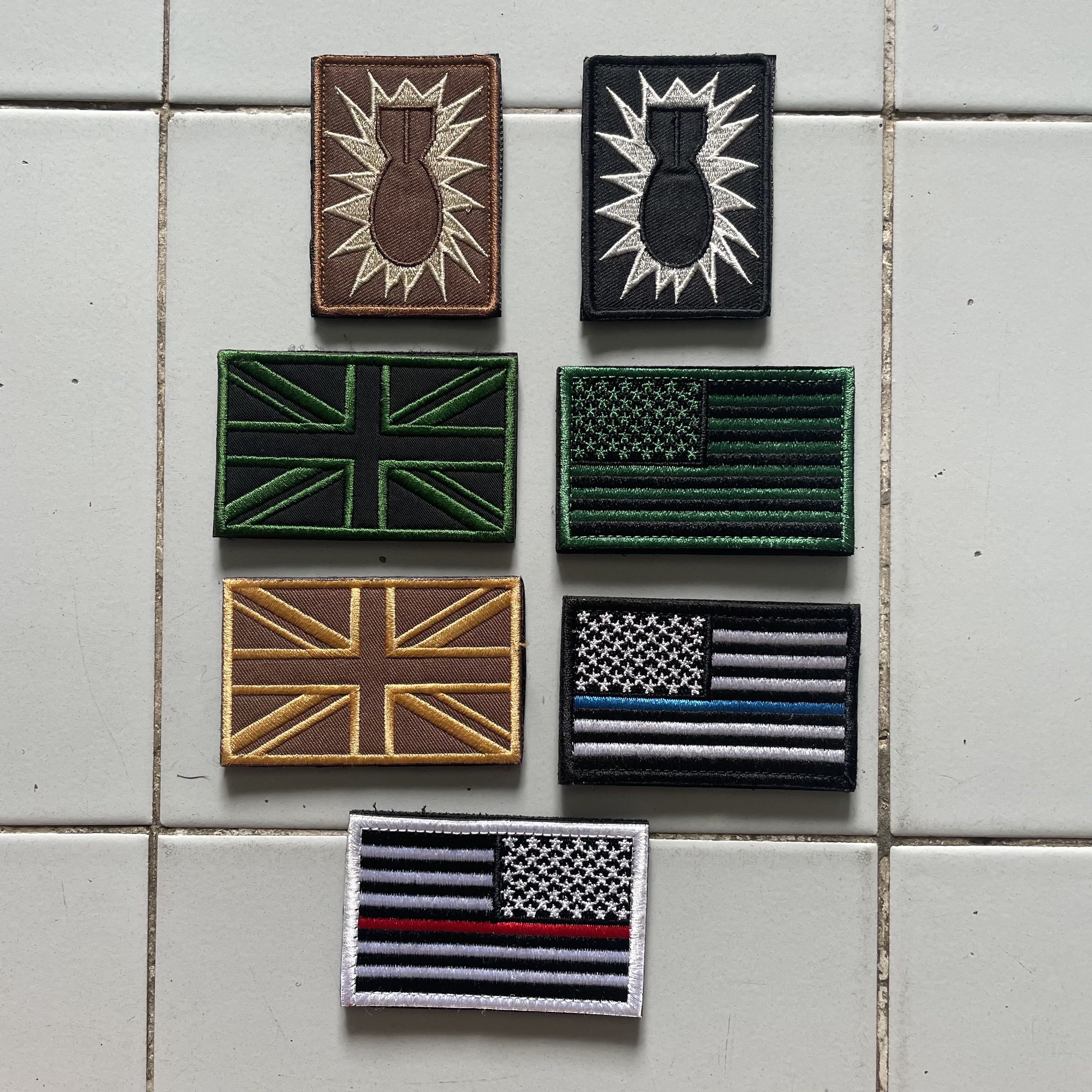 patch อาร์ม แบบปัก กลุ่ม A (มีตีนตุ๊กแกทุกชิ้น)