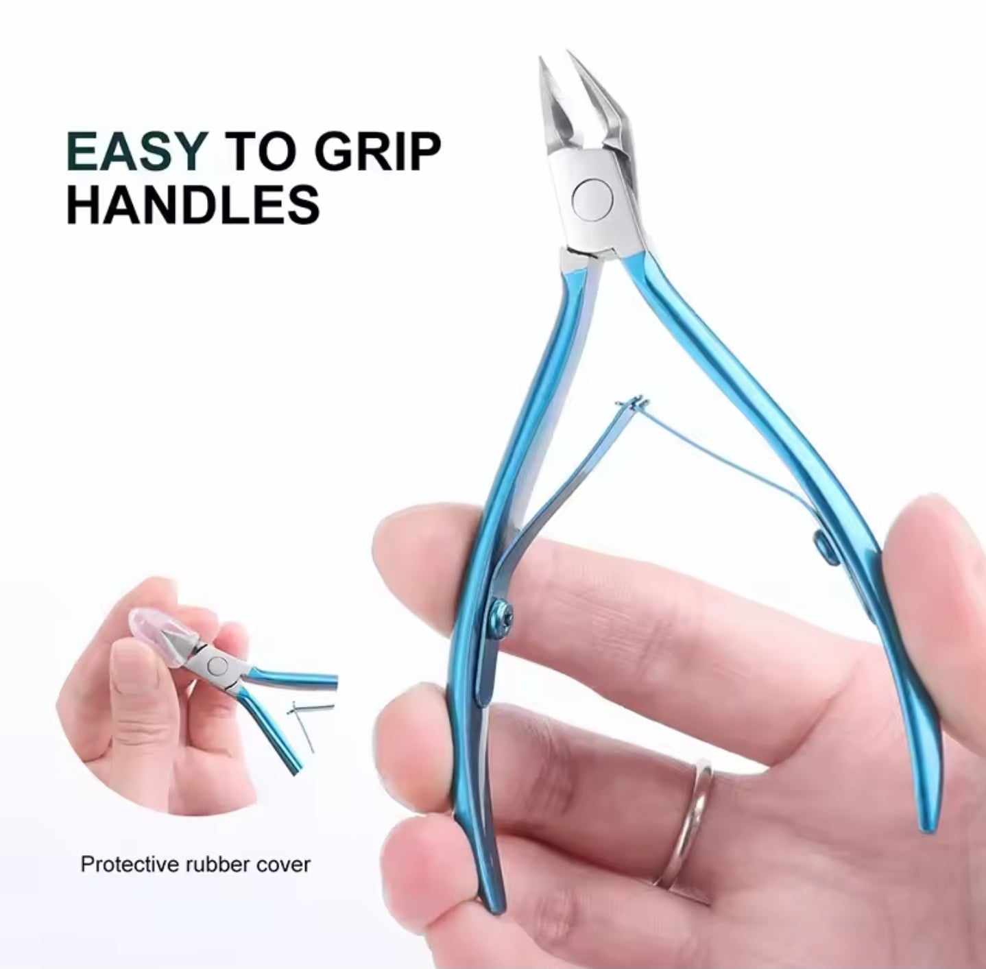 กรรไกรตัดซอกเล็บ ซอกหนัง ตัดเล็บขบ สแตนเลสไม่เป็นสนิม